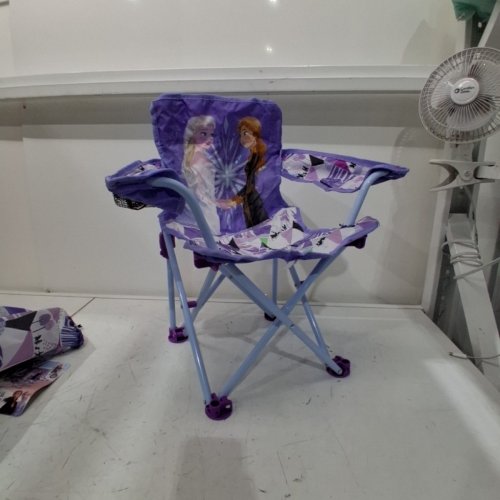 KIDS DISNEY FROZEN II CAMP CHAIR FOLDABLE CHAIR WITH CARRY BAG - PURPLE (MODEL:603731-1SOC) image 2