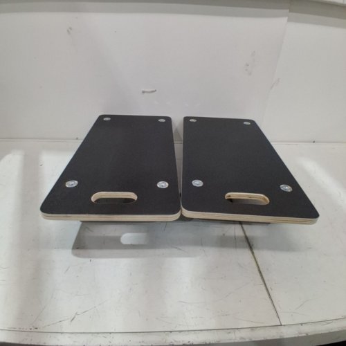 2PK VEVOR FURNITURE DOLLY - 22.6" X 11.4" X 4.6" - 550LBS CAP - BLACK (MODEL: SXT-0100) image 2