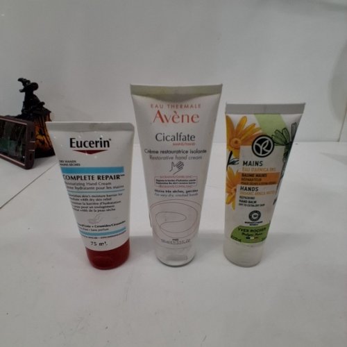 3 ASSORTED MINI HAND CREAMS - YVES ROCHER/ AVENE/EUCERIN image 3