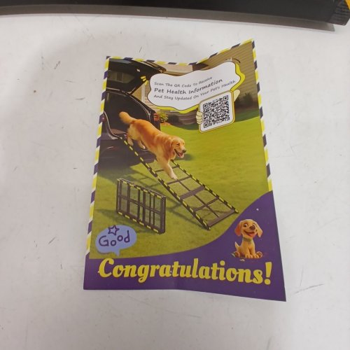 IPETBA PORTABLE LARGE DOG CAR RAMP - BLACK AND YELLOW image 2
