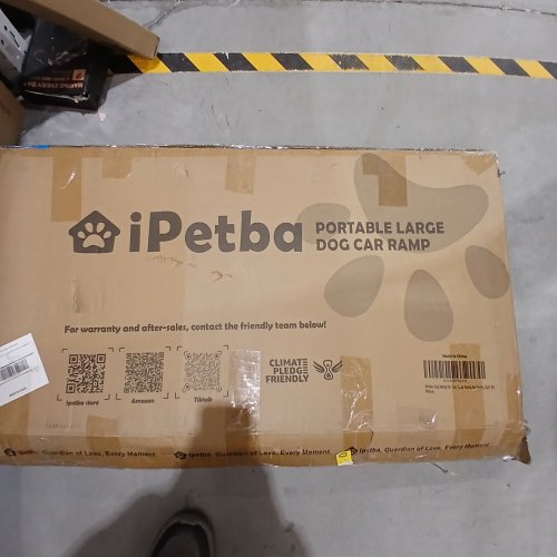 IPETBA PORTABLE LARGE DOG CAR RAMP - BLACK AND YELLOW image 4