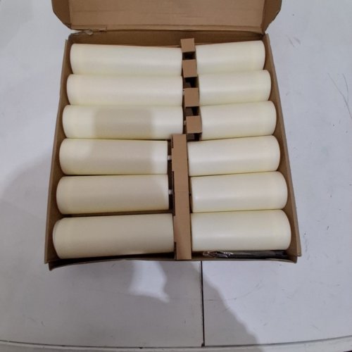 12PC FLAMELESS LED CANDLES - 4"/5"/6"/7" - OFF WHITE image 3