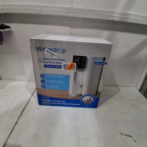 WATERDROP CORERO COUNTERTOP REVERSE OSMOSIS WATER FILTER - 1L PURE TANK CAPACITY - WHITE (MODEL: WD-C1S-US) image 7