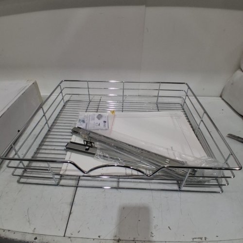 HOLDN" HEAVY DUTY PULL-OUT CABINET ORGANIZER - 26" X 21" - CHROME (ITEM: HS-2252621) image 4