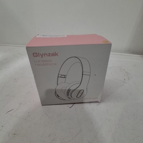 GLYNZAK FOLDABLE WIRELESS BLUETOOTH HEADPHONES - 65H PLAYTIME, 6 EQ MODES - ROSE GOLD/WHITE (MODEL: WH207A) image 3