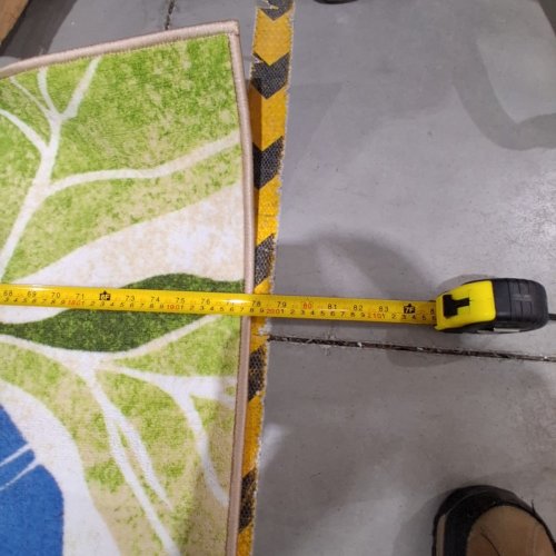 CAMILSON SOLANA MODERN FLORAL NON-SKID AREA RUG - 6FT 7" X 9FT - MULTICOLOURED image 4