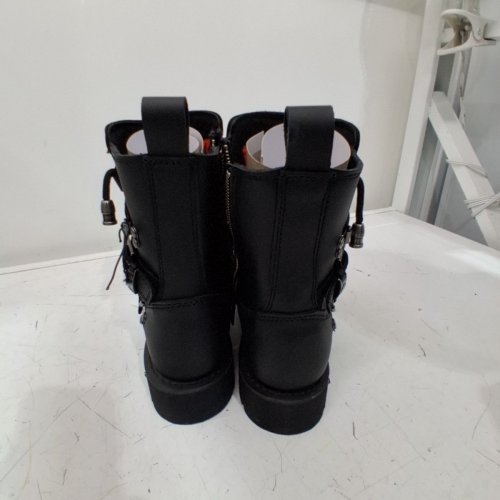 HARLEY-DAVIDSON FOOTWEAR MENS DISTORTION MOTORCYCLE BOOT - 9.5 - BLACK (MODEL: D94167) image 4