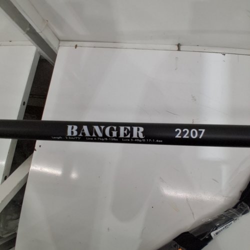 FISHING ROD - 7FT2"; 8-15 LBS LINE; 5-40 G LURE - BLACK (MODEL: 2207) image 2