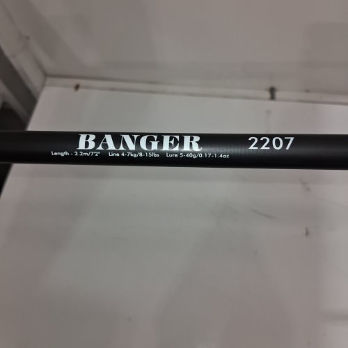 FISHING ROD - 7FT2"; 8-15 LBS LINE; 5-40 G LURE - BLACK (MODEL: 2207) image 3