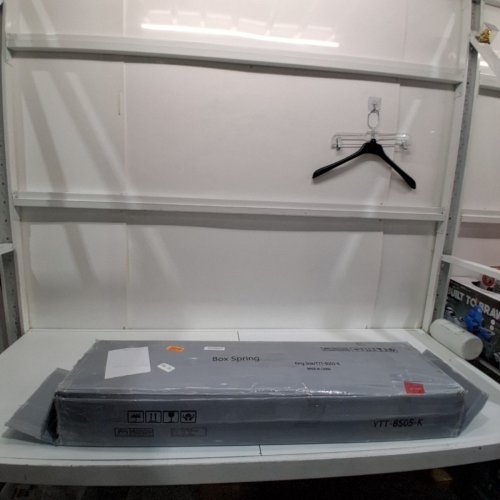 UOMEUR HEAVY DUTY BOX SPRING METAL SUPPORT AND COVER - KING - BLACK/GREY/WHITE (MODEL: YTT-BS05-K) image 4