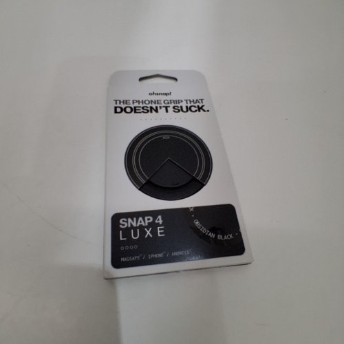OHSNAP! SNAP 4 LUXE EXPANDING MAGSAFE PHONE GRIP AND STAND - OBSIDIAN BLACK image 2
