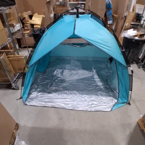 GLYNICS POP UP BEACH TENT - 4-6 PERSON - 6.6FT X 6.6FT X 4.8FT - BLUE (MODEL : BT-ZD03) image 2