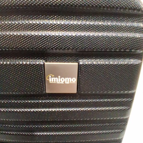 IMIOMO CARRY ON LUGGAGE WITH SPINNER WHEELS AND TSA LOCK - 20" - BLACK image 2