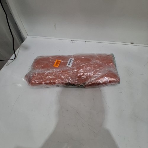 PORTABLE SUEDE AIR MATTRESS - twin size - ORANGE image 4
