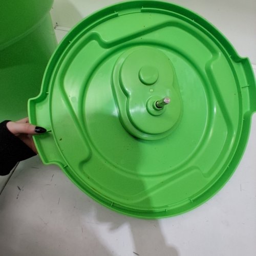 WUTFLY LARGE COMMERCIAL MANUAL SALAD SPINNER/DRYER - 5 GALLON - GREEN image 3
