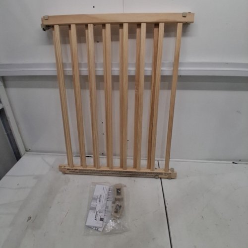 EVENFLO WALK-THRU TOP OF STAIRS EXTRA WIDE BABY & PET GATE - 32" X 30" - 48" - NATURAL WOOD BROWN (MODEL: 1050500 1050) image 2