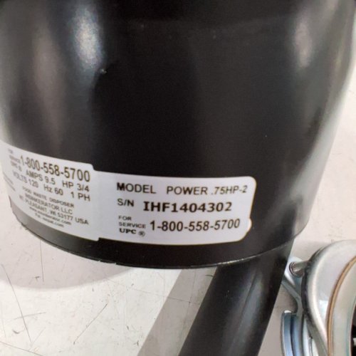 INSINKERATOR GARBURATOR GARBAGE DISPOSAL - POWER .75HP - 3/4 HP - BLACK (MODEL: POWER .75HP-2) image 6