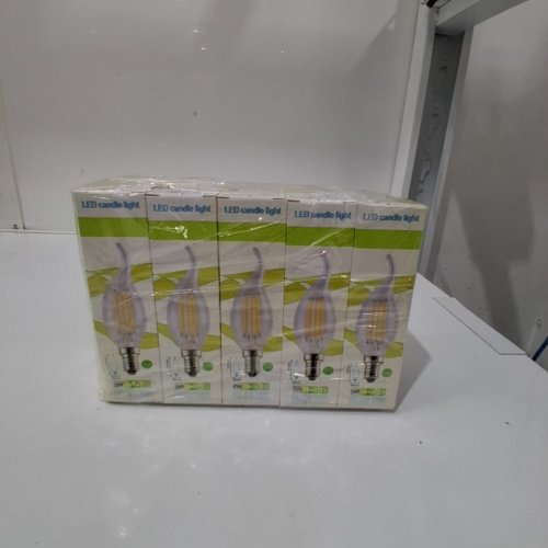 10PK LED ENERGY SAVING CANDLE LIGHT BULB - 2W E14 360 LM 2700 K - WARM WHITE (MODEL:C35) image 2