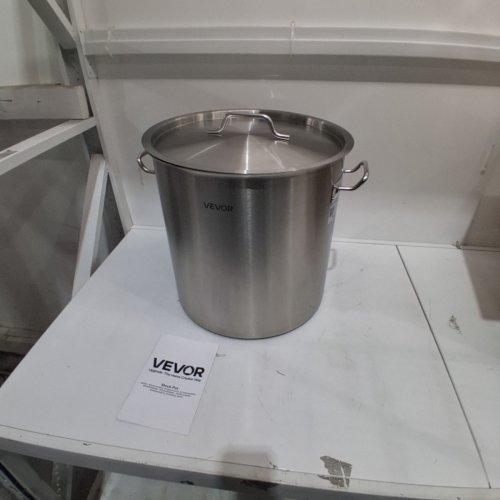 VEVOR STAINLESS STEEL COMMERCIAL STOCKPOT - 53QT - STEEL (MODEL: SP53QT404003D) image 2