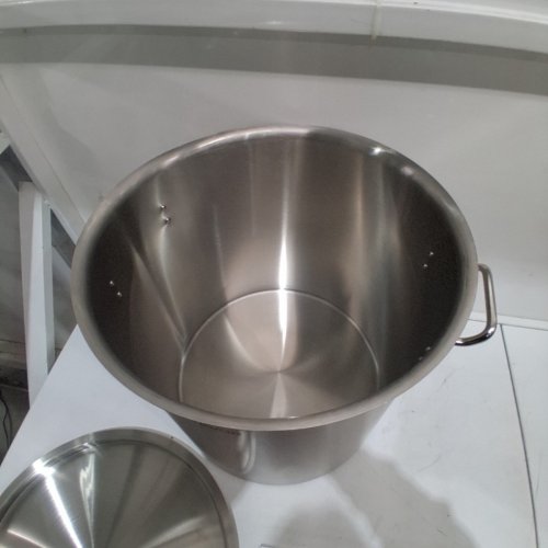 VEVOR STAINLESS STEEL COMMERCIAL STOCKPOT - 53QT - STEEL (MODEL: SP53QT404003D) image 4
