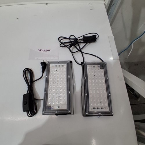 2PK WAYGOR LED BLACK LIGHT PANELS - 8" - BLACK image 3