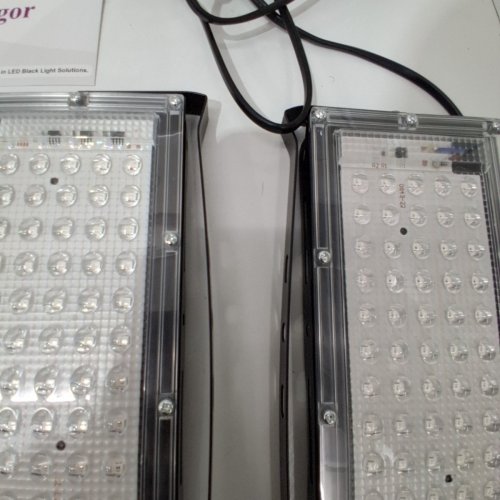 2PK WAYGOR LED BLACK LIGHT PANELS - 8" - BLACK image 4