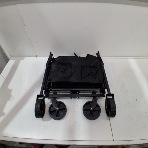 HIKENTURE HEAVY-DUTY FOLDING WAGON UTILITY CART WITH ALL-TERRAIN WHEELS -200L CAPACITY - BLACK/GREY - (MODEL: 1195-A) image 4