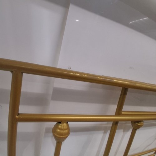 ALLEWIE METAL BED FRAME - QUEEN - GOLD (MODEL: LFHHH007) image 6