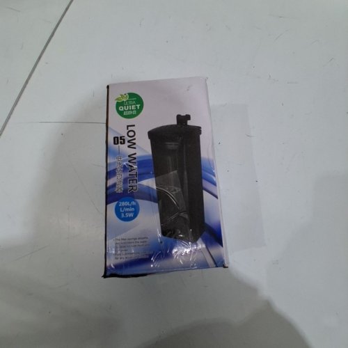 INTERNAL AQUARIUM WATER FILTER - 280 L/H, 3.5W - BLACK image 4