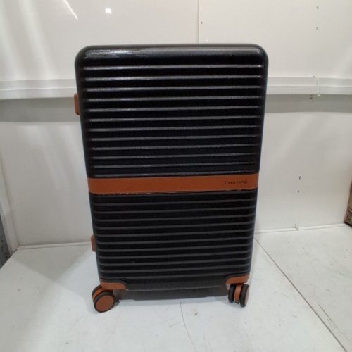 CHAMPS VINTAGE ROLLING SUITCASE - 26" - BLACK / BROWN image 2