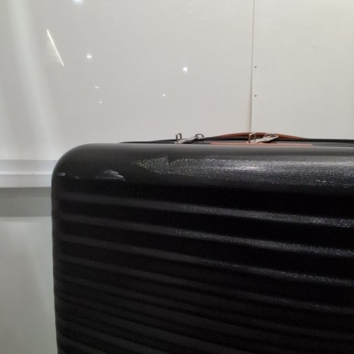 CHAMPS VINTAGE ROLLING SUITCASE - 26" - BLACK / BROWN image 3