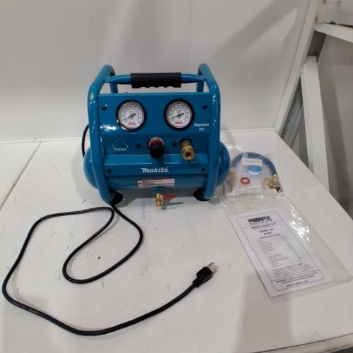MAKITA 1GAL COMPACT AIR COMPRESSOR - 1/6HP, 3400RPM - TEAL (MODEL: AC001) image 3