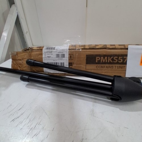 PYLE MICROPHONE TRIPOD WITH ADJUSTABLE HEIGHT, NON-SLIP RUBBER FEET, MICROPHONE CLIP, CABLE CLIP & 5/8" SCREW ADAPTER - 39.37" TO 66.14'' - BLACK (MODEL: PMKS57) image 3