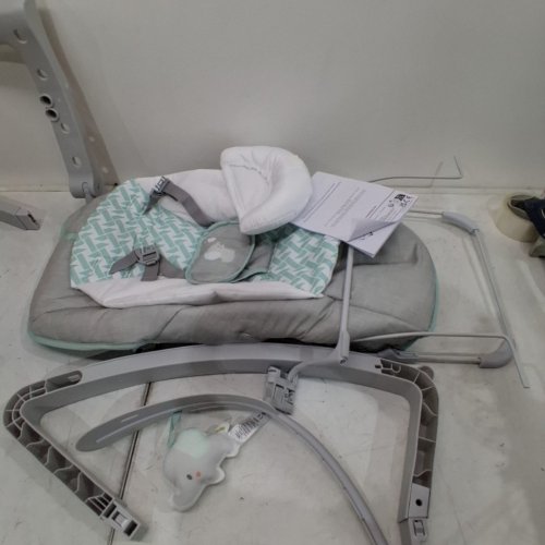 INGENUITY KEEP COZY 3-IN-1 GROW WITH ME VIBRATING BABY BOUNCER SEAT & ROCKER - 6-40LBS - BLUE/GREY image 3