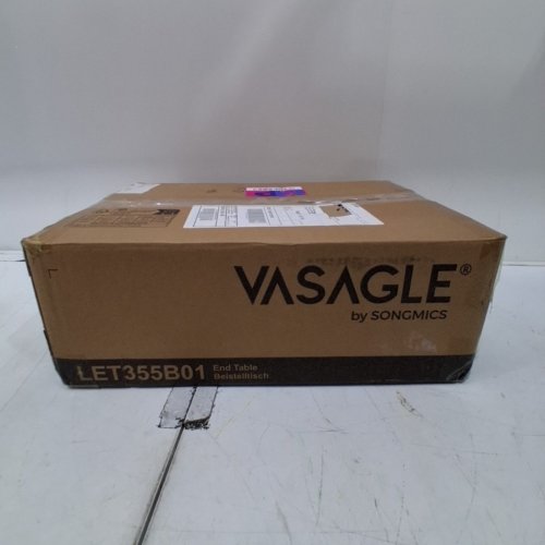 2PK VASAGLE C-SHAPED SIDE TABLES - 16"X26" - RUSTIC BROWN (MODEL: LET355B01) image 5
