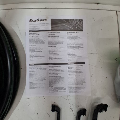 RAIN BIRD IN-GROUND CLICK-N-GO PRO ROTOR GARDEN HOSE CONNECTION POP UP SPRINKLER SYSTEM (MODEL: 32HE) image 5