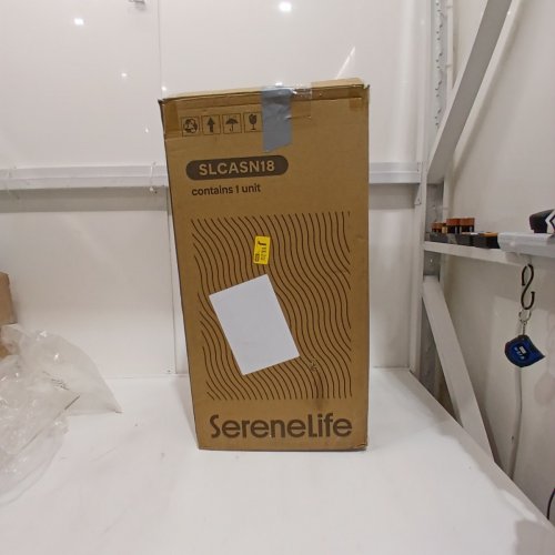 SERENELIFE PORTABLE CAMPING SINK WITH TOWEL HOLDER & SOAP DISPENSER - 19L - WHITE/GREY (MODEL: SLCASN18) image 5