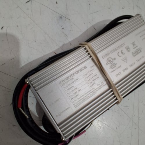 INVENTRONICS PROGRAMMABLE LED DRIVER - 100W - 2100MA - SILVER / BLACK (MODEL: EUM-100S280DT) image 3