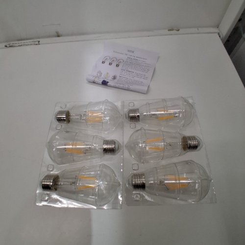 6PK VINTAGE EDISON LED BULB - 2700K - 60W - 450LM (MODEL: ST64) image 2