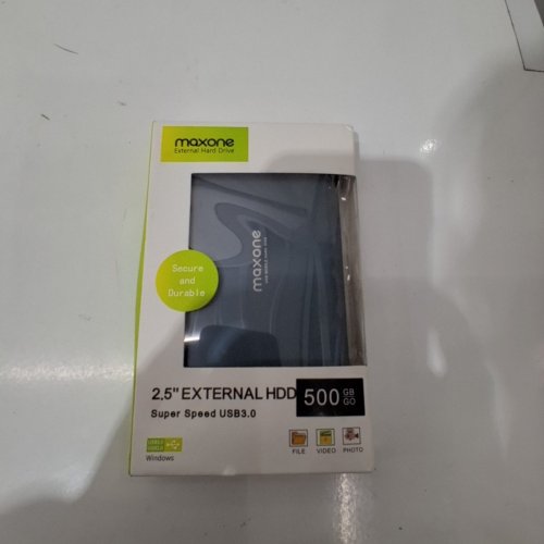 MAXONE 500GB ULTRA SLIM 2.5'' EXTERNAL HDD USB 3.0 FOR PC, MAC, LAPTOP, CHROMEBOOK - CHARCOAL GREY image 2