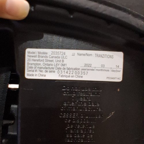 GRACO C20 TRANZITIONS 3-IN-1 HARNESS BOOSTER CAR SEAT - 100LBS MAX/CAP - BLACK (MODEL: 2035724) image 2