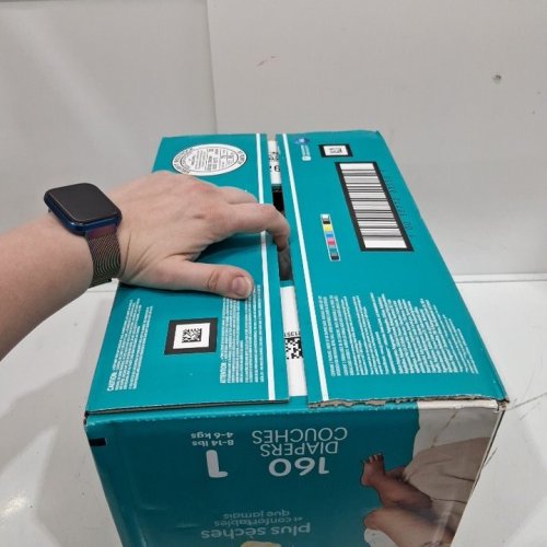 160PK PAMPERS SWADDLERS LEAKPROOF DISPOSABLE DIAPERS - SIZE 1 (8-14LBS) image 4
