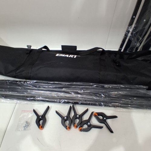 EMART ADJUSTABLE HEAVY DUTY PHOTO BACKDROP STAND FOR PARTIES - 10FT X 12FT - BLACK (MODEL: EW-BS3036) image 3