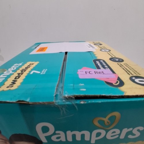 44PK PAMPERS SWADDLERS DIAPERS - SIZE 7 image 3