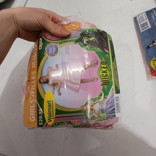 GIRL'S DISGUISE GLINDA COSTUME - MEDIUM 8/10 - PINK image 3