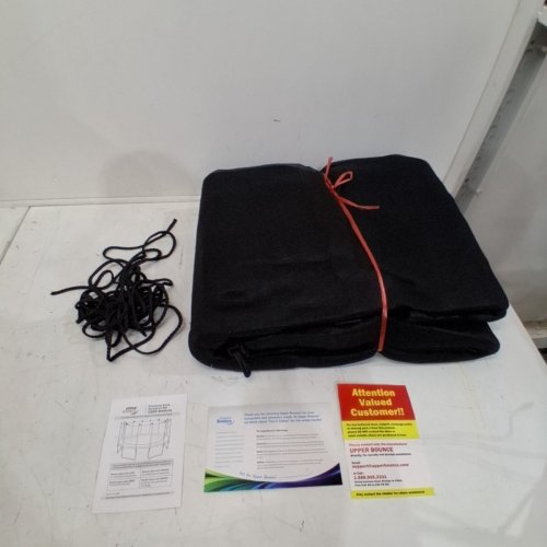 UPPER BOUNCE TRAMPOLINE SAFETY ENCLOSURE NET FOR 6 CURVED POLES - 12FT - BLACK (MODEL: UBNET-12-6-IS) image 2