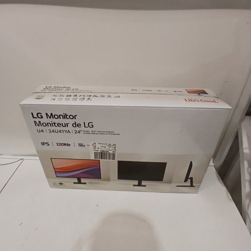 LG MONITOR - 24" IPS 120HZ 1MS HDR - BLACK (MODEL: 24U41YA) image 5