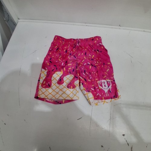 KIDS ICE CREAM SHORTS - SMALL 5/6 - PINK / ICE CREAM image 2