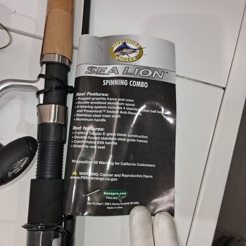 OFFSHORE ANGLER SEA LION ROD AND REEL SPINNING COMBO - 7FT - 5000 - 4:9:1 (MODEL: SLS571220-2) image 6