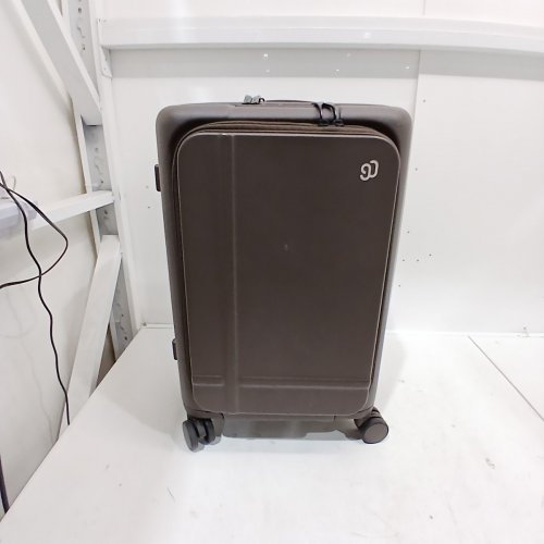 NINETYGO JOURNEY 2.0 HARDSHELL CARRY-ON LUGGAGE - 20" SUITCASE WITH FRONT COMPARTMENT & TSA LOCK - DARK CHOCOLATE AMERICANO/BROWN (MODEL: CASR-CFE-BK20) image 2